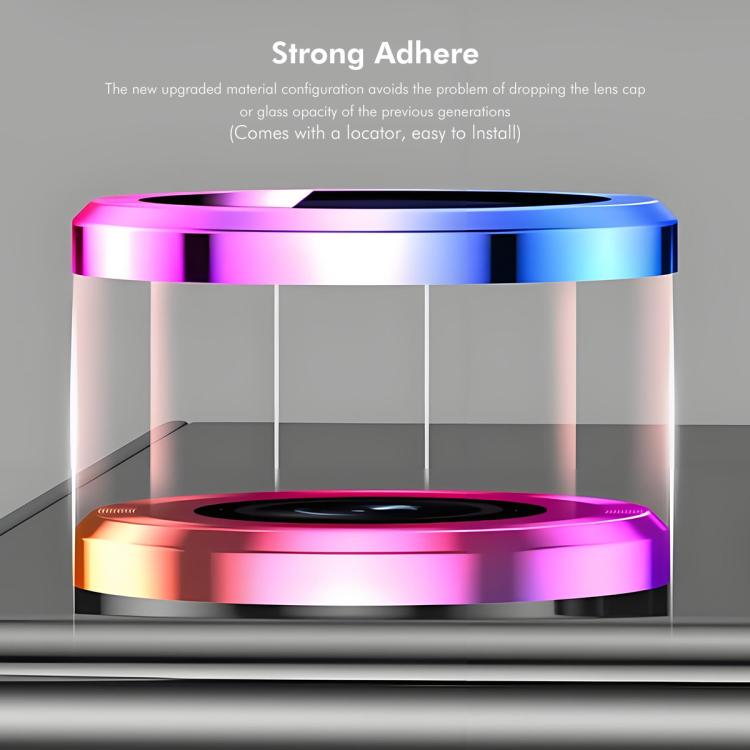 ENKAY 9H Rear Lens Aluminium Alloy Tempered Glass Film, For iPhone 17 Pro / 17 Pro Max, For iPhone 17