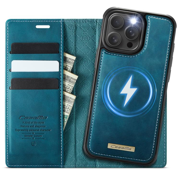 CaseMe C49 MagSafe RFID Blocking Detachable Wallet Leather Phone Case
