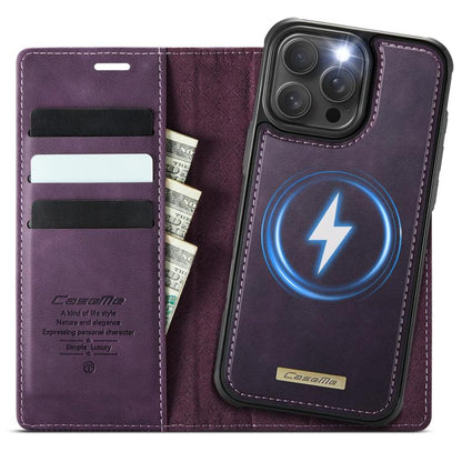 CaseMe C49 MagSafe RFID Blocking Detachable Wallet Leather Phone Case