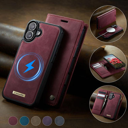CaseMe C49 MagSafe RFID Blocking Detachable Wallet Leather Phone Case