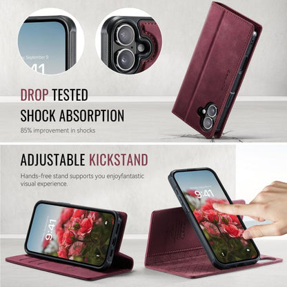 CaseMe C49 MagSafe RFID Blocking Detachable Wallet Leather Phone Case