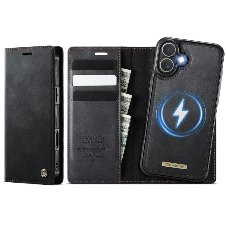 CaseMe C49 MagSafe RFID Blocking Detachable Wallet Leather Phone Case