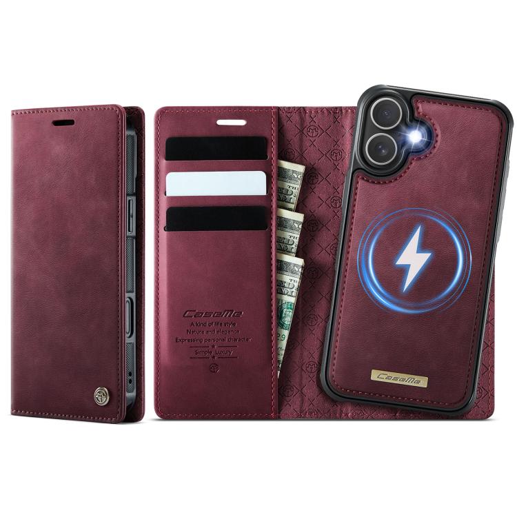 CaseMe C49 MagSafe RFID Blocking Detachable Wallet Leather Phone Case