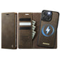 CaseMe C49 MagSafe RFID Blocking Detachable Wallet Leather Phone Case