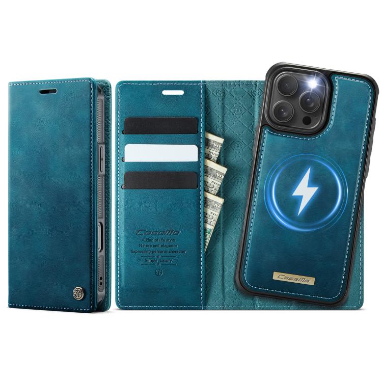 CaseMe C49 MagSafe RFID Blocking Detachable Wallet Leather Phone Case