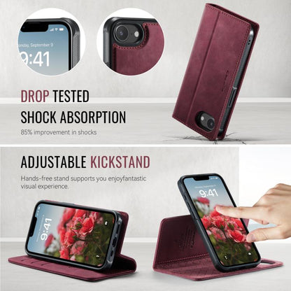 CaseMe C49 MagSafe RFID Blocking Detachable Wallet Leather Phone Case