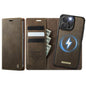 CaseMe C49 MagSafe RFID Blocking Detachable Wallet Leather Phone Case