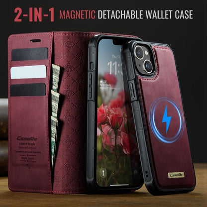CaseMe C49 MagSafe RFID Blocking Detachable Wallet Leather Phone Case