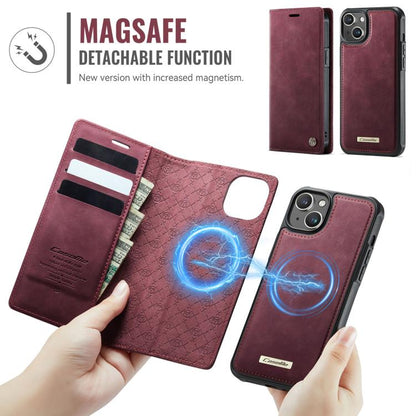 CaseMe C49 MagSafe RFID Blocking Detachable Wallet Leather Phone Case