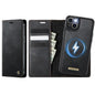 CaseMe C49 MagSafe RFID Blocking Detachable Wallet Leather Phone Case