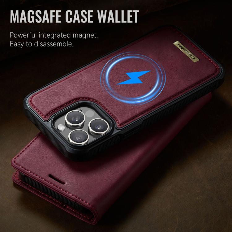 CaseMe C49 MagSafe RFID Blocking Detachable Wallet Leather Phone Case, For iPhone 13 Pro, For iPhone 13, For iPhone 12 Pro Max, For iPhone 11 Pro Max