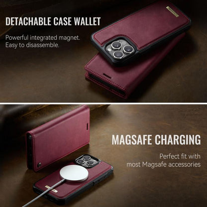 CaseMe C49 MagSafe RFID Blocking Detachable Wallet Leather Phone Case, For iPhone 13 Pro Max, For iPhone 13 Pro, For iPhone 13, For iPhone 12 / 12 Pro