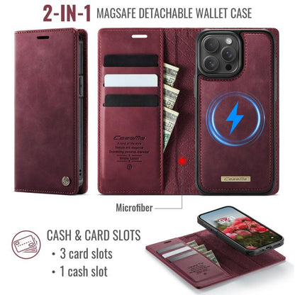 CaseMe C49 MagSafe RFID Blocking Detachable Wallet Leather Phone Case, For iPhone 12 Pro Max, For iPhone 11 Pro Max, For iPhone 11, For iPhone 11 Pro