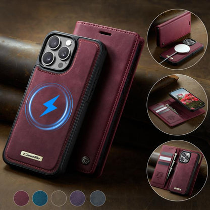 CaseMe C49 MagSafe RFID Blocking Detachable Wallet Leather Phone Case, For iPhone 12 Pro Max, For iPhone 11 Pro Max, For iPhone 11, For iPhone 11 Pro