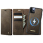 CaseMe C49 MagSafe RFID Blocking Detachable Wallet Leather Phone Case