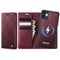 CaseMe C49 MagSafe RFID Blocking Detachable Wallet Leather Phone Case