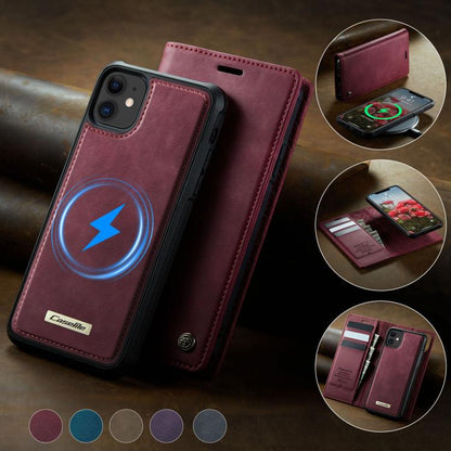 CaseMe C49 MagSafe RFID Blocking Detachable Wallet Leather Phone Case