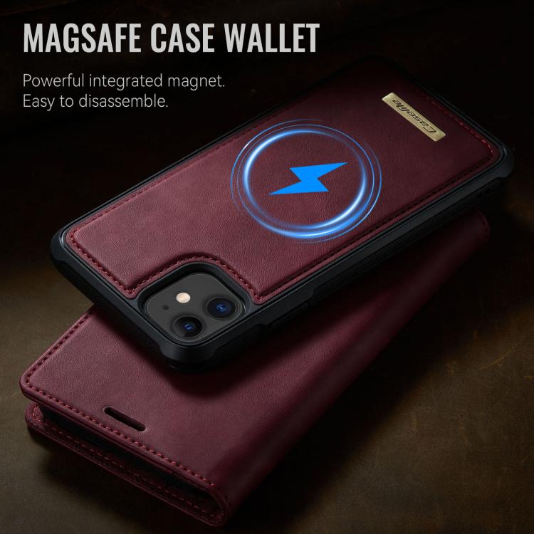 CaseMe C49 MagSafe RFID Blocking Detachable Wallet Leather Phone Case