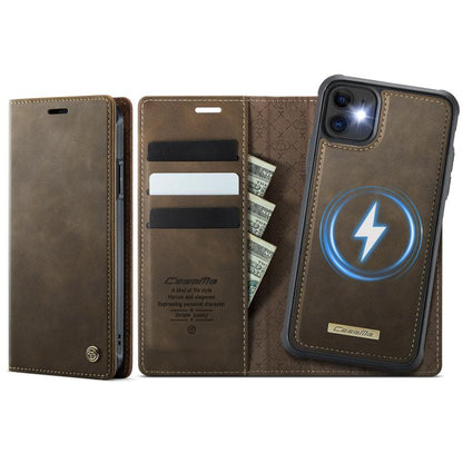 CaseMe C49 MagSafe RFID Blocking Detachable Wallet Leather Phone Case