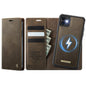CaseMe C49 MagSafe RFID Blocking Detachable Wallet Leather Phone Case