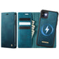 CaseMe C49 MagSafe RFID Blocking Detachable Wallet Leather Phone Case