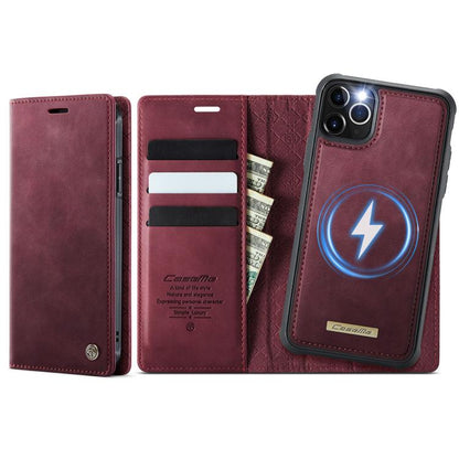 CaseMe C49 MagSafe RFID Blocking Detachable Wallet Leather Phone Case, For iPhone 12 Pro Max, For iPhone 11 Pro Max, For iPhone 11, For iPhone 11 Pro