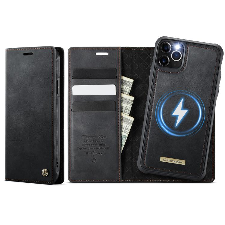 CaseMe C49 MagSafe RFID Blocking Detachable Wallet Leather Phone Case, For iPhone 12 Pro Max, For iPhone 11 Pro Max, For iPhone 11, For iPhone 11 Pro