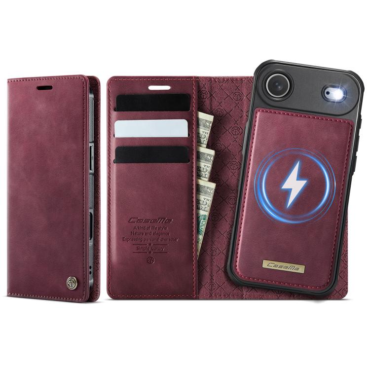 CaseMe C49 MagSafe RFID Blocking Detachable Wallet Leather Phone Case
