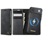 CaseMe C49 MagSafe RFID Blocking Detachable Wallet Leather Phone Case