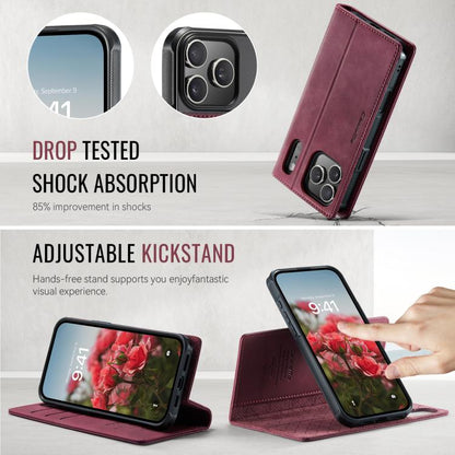 CaseMe C49 MagSafe RFID Blocking Detachable Wallet Leather Phone Case