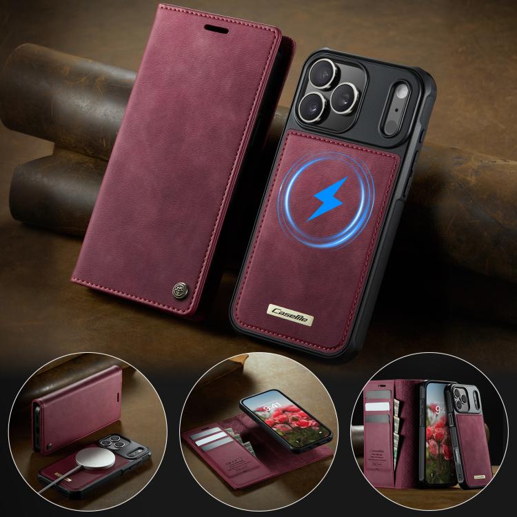 CaseMe C49 MagSafe RFID Blocking Detachable Wallet Leather Phone Case
