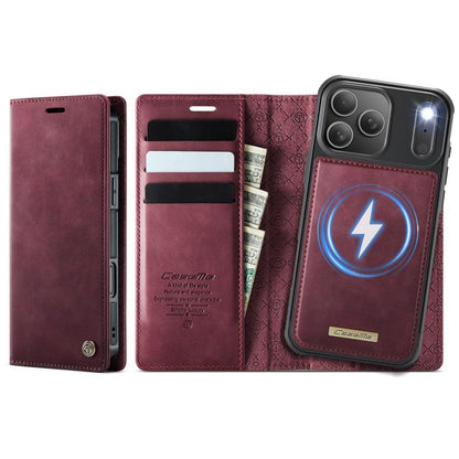 CaseMe C49 MagSafe RFID Blocking Detachable Wallet Leather Phone Case
