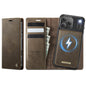 CaseMe C49 MagSafe RFID Blocking Detachable Wallet Leather Phone Case