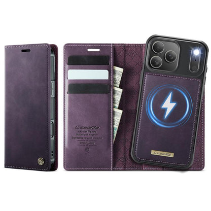 CaseMe C49 MagSafe RFID Blocking Detachable Wallet Leather Phone Case