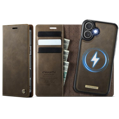 CaseMe C49 MagSafe RFID Blocking Detachable Wallet Leather Phone Case