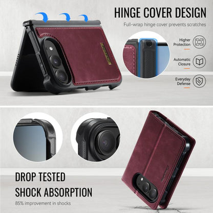 CaseMe C49 MagSafe RFID Blocking Detachable Wallet Leather Phone Case, For iPhone Duo, For iPhone 17 Pro Max, For iPhone 17 Pro, For iPhone 17