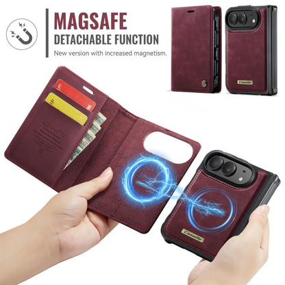 CaseMe C49 MagSafe RFID Blocking Detachable Wallet Leather Phone Case, For iPhone Duo, For iPhone 17 Pro Max, For iPhone 17 Pro, For iPhone 17