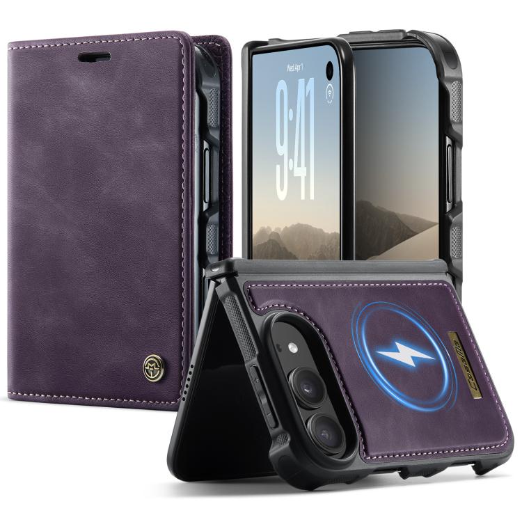 CaseMe C49 MagSafe RFID Blocking Detachable Wallet Leather Phone Case, For iPhone Duo, For iPhone 17 Pro Max, For iPhone 17 Pro, For iPhone 17