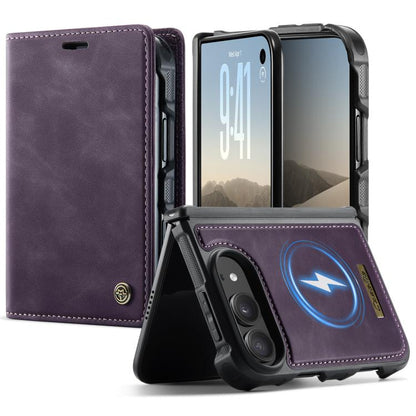 CaseMe C49 MagSafe RFID Blocking Detachable Wallet Leather Phone Case, For iPhone Duo, For iPhone 17 Pro Max, For iPhone 17 Pro, For iPhone 17