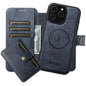 Suteni Q05S1 3-in-1 Detachable Wallet MagSafe Leather Phone Case, For iPhone 16 Pro, For iPhone 16 Plus, For iPhone 16, For iPhone 15 Pro Max, For iPhone 15 Pro, For iPhone 15 Plus, For iPhone 15, For iPhone 14 Plus
