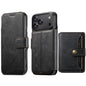 Suteni Q05S1 3-in-1 Detachable Wallet MagSafe Leather Phone Case, For iPhone 18, For iPhone 18 Pro, For iPhone 18 Pro Max, For iPhone 17 Pro Max, For iPhone 17 Pro, For iPhone 17, For iPhone Air, For iPhone 16 Pro Max