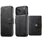 Suteni Q05S1 3-in-1 Detachable Wallet MagSafe Leather Phone Case, For iPhone 18, For iPhone 18 Pro, For iPhone 18 Pro Max, For iPhone 17 Pro Max, For iPhone 17 Pro, For iPhone 17, For iPhone Air, For iPhone 16 Pro Max