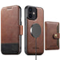Suteni Q06S1 3-in-1 Splicing Detachable Wallet MagSafe Leather Phone Case, For iPhone 14, For iPhone 14 Pro, For iPhone 14 Pro Max, For iPhone 13 Pro Max, For iPhone 13 Pro, For iPhone 13, For iPhone 12, For iPhone 12 Pro Max