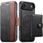 Suteni Q07S1 3-in-1 Detachable Wallet MagSafe Splicing Leather Phone Case, For iPhone 18, For iPhone 18 Pro, For iPhone 18 Pro Max, For iPhone 17 Pro Max, For iPhone 17 Pro, For iPhone 17, For iPhone Air, For iPhone 16 Pro Max