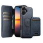 Suteni Q05S2 3-in-1 Detachable Vertical Flip Wallet MagSafe Leather Phone Case, For iPhone 16 Pro, For iPhone 16 Plus, For iPhone 16, For iPhone 15 Pro Max, For iPhone 15 Pro, For iPhone 15 Plus, For iPhone 15, For iPhone 14 Plus
