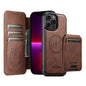 Suteni Q05S2 3-in-1 Detachable Vertical Flip Wallet MagSafe Leather Phone Case, For iPhone 14, For iPhone 14 Pro, For iPhone 14 Pro Max, For iPhone 13 Pro Max, For iPhone 13 Pro, For iPhone 13, For iPhone 12, For iPhone 12 Pro Max