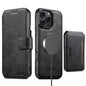 Suteni Q05S3 3-in-1 Detachable Vertical Flip Wallet MagSafe Leather Phone Case, For iPhone 16 Pro, For iPhone 16 Plus, For iPhone 16, For iPhone 15 Pro Max, For iPhone 15 Pro, For iPhone 15 Plus, For iPhone 15, For iPhone 14 Plus