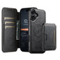 Suteni Q05S3 3-in-1 Detachable Vertical Flip Wallet MagSafe Leather Phone Case, For iPhone 16 Pro, For iPhone 16 Plus, For iPhone 16, For iPhone 15 Pro Max, For iPhone 15 Pro, For iPhone 15 Plus, For iPhone 15, For iPhone 14 Plus
