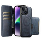 Suteni Q05S3 3-in-1 Detachable Vertical Flip Wallet MagSafe Leather Phone Case, For iPhone 16 Pro, For iPhone 16 Plus, For iPhone 16, For iPhone 15 Pro Max, For iPhone 15 Pro, For iPhone 15 Plus, For iPhone 15, For iPhone 14 Plus