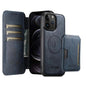 Suteni Q05S3 3-in-1 Detachable Vertical Flip Wallet MagSafe Leather Phone Case, For iPhone 12 Pro